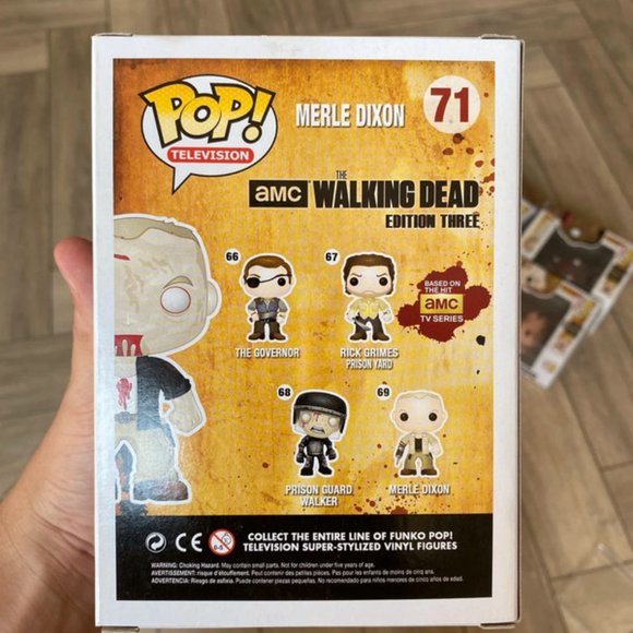 Merle dixon zombie 71 funko pop twd - Picture 2 of 6